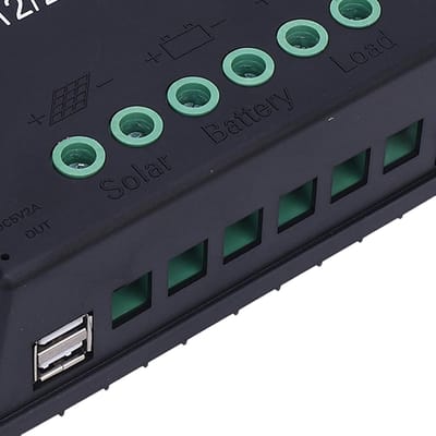 Zonnelaadcontroller - MPPT Regelaar - Energie Beheer - Hoge Efficiëntie MPPT - 60A - Grijs