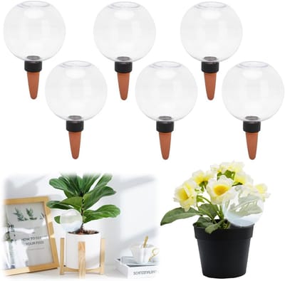 SnelShoppen - 6 stuks irrigatieballen voor planten, 500 ml waterdispenser, automatische plantenirrigatie, zelfbewatering voor binnen en buiten, ideaal