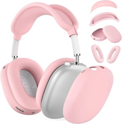 Hoofdtelefoon Covers - Beschermhoesjes - Krasvrije Bescherming - Zachte Siliconen - 4 Stuks - Roze
