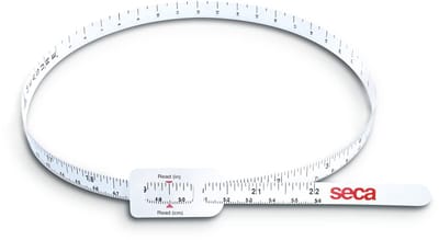 Hoofdomtrek Meetlint - Meetlint Hoofd - Gezondheidsmeting - Flexibel Meetlint - 66 cm Lengte - Wit