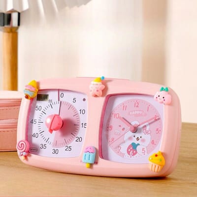 Minuteur Visuel Apprentissage Spécial Minuteur pour Enfants Gestion du Temps Compte à Rebours Rappel Devoirs Étudiants