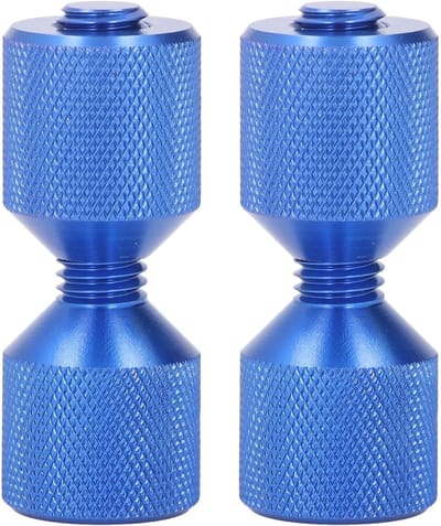 Verstelbare Flensuitlijnpennen van Aluminium 1-1/8 Inch voor Pijpfittingen en Machines met M12 Draad en Anodisatie voor Flensdiameters van 0,5 tot 14 Inch