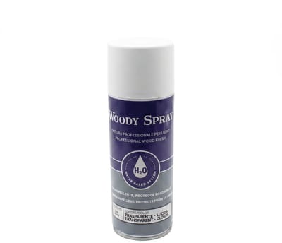 Transparante Houtbeits Spray voor Buitenhout 400 ml - Professionele Beits & Grondverf - Watergedragen Polyurethaan Houtprimer - Houtbescherming - Hoogglans - Sneldrogend - UV-Bestendig [17401]