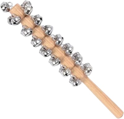 Muzikale Bel - Handbel - Ritme Ontwikkeling - Houten Handvat - 30 cm - Uniek