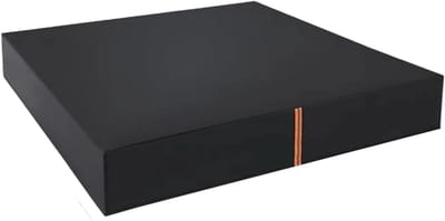 Zandbakzeil Waterdicht - Luifel Oxford - Buiten Beschermen - Reflecterende Strepen - 120 x 120 cm - Zwart