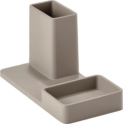 Bureau Organizer - Opberger Bureau - Kantoor Organiseren - Lichtgewicht Cement - 20x10x10.5 cm - Pebble Grijs