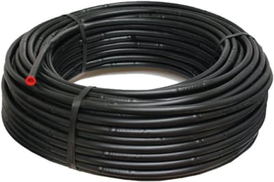 Druppelslang Polyethyleen - Irrigatieslang Druppel - Planten Water Geven - Nominaal 21 L/H - 2 Gaten - Zwart