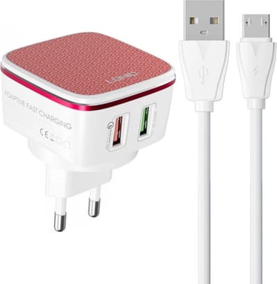 LDNIO - A2405Q - Snellader Qualcomm - Quick opader Met Geschikt voor: 1 Meter Micro USB Kabel - Geschikt voor: Samsung Galaxy / Nokia / Motorola / Huawei / Oppo / LG