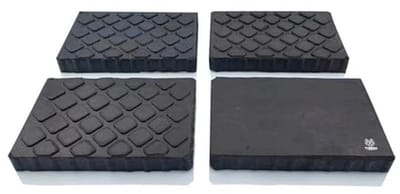 Universele massief rubberen pads voor hefbruggen - 160 x 120 x 20 mm
