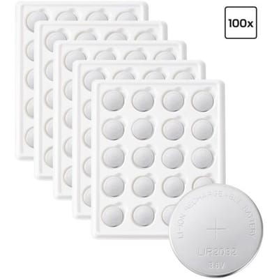 VOLTCRAFT Oplaadbare knoopcel LIR2032 Lithium 45 mAh 3.6 V 100 stuk(s)