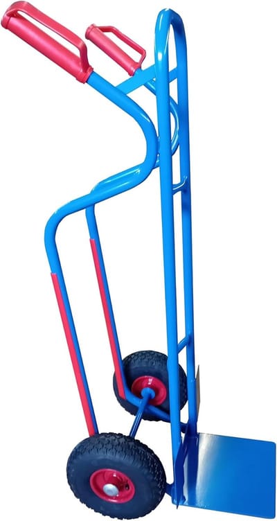 Steekwagen met Stalen Frame en Gelagerde Velg - Ideaal voor Zware Ladingen