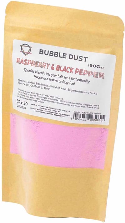 Badpoeder - Framboos & Zwarte Peper - 190 gram - Bruispoeder