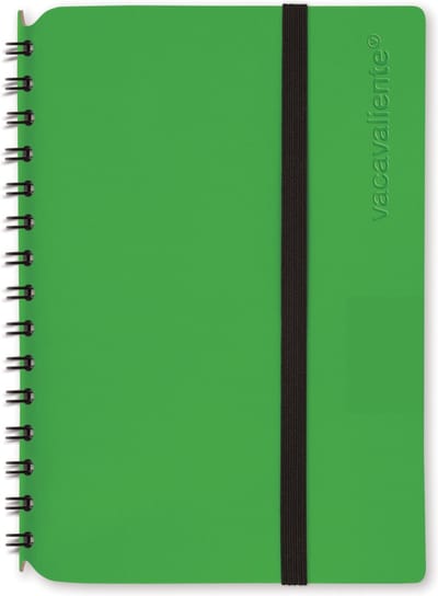Vacavaliente - Notitieboek A6 - Gerecycled Leer - Groen