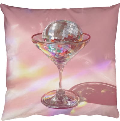 Sierkussens - Kussentjes Woonkamer - 50x50 cm - Martiniglas - Discobal - Fonkelende lichtvlekken