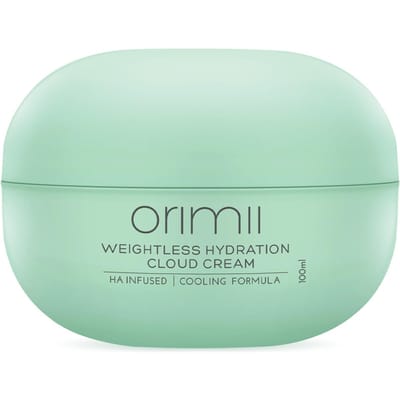 Orimii Crème Nuage Hydratante Légère 100ml Lot de 1 | Hydratant à Absorption Rapide pour une Hydratation Profonde et un Soin Apaisant white