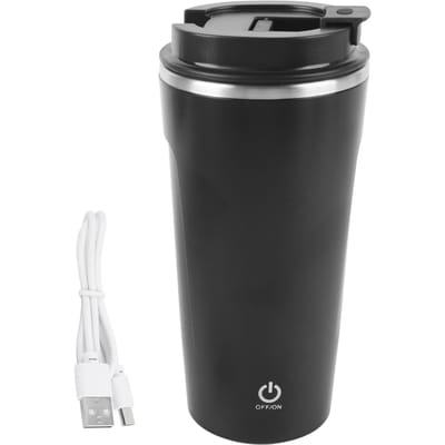 Zelfroerende Koffiemok 400ml Roestvrij Staal IP4 Waterbestendig Oplaadbaar Draagbaar Automatisch L(for 6.5-9kg)