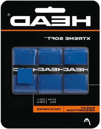 Racket Grepen - Sport Grips - Verbeteren Grip - Geperforeerd Zacht - 3 Stuks - Blauw