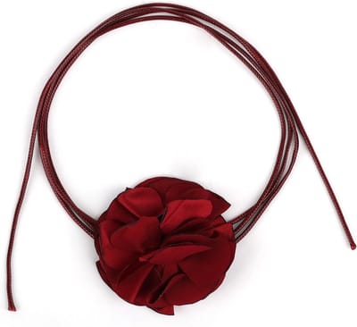 Vintage Bloemenchoker voor Dames - Verstelbare Boho Bloemenketting voor Bruid en Feest