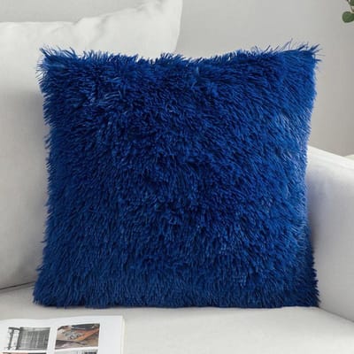 1 stuks nepbont kussensloop superzacht dubbelzijdig bont sierkussenhoes 43*43cm kamerdecoratie kussenhoes woonkamer slaapkamer auto 43x43cm