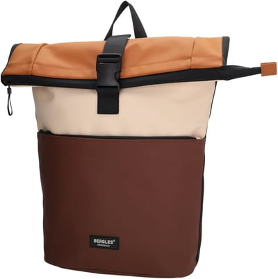 Beagles Originals Multicolor Waterdichte Rugzak 15,6 inch - Weersbestendig - Werk School Universiteit - Karamel
