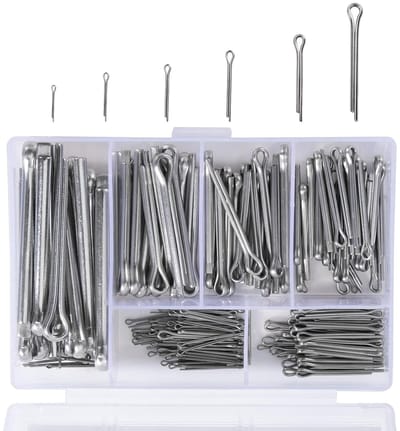 Complete Splint Set met 230 Stukken in 6 Verschillende Maten voor Auto's, Campers en Tuingereedschap