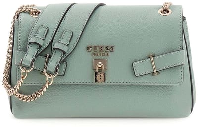 GUESS schoudertas Yesba Convertible Xbody Flap Light Sage mintgroen