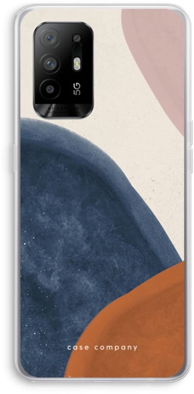 Case Company® - Hoesje geschikt voor Oppo A94 5G hoesje - Geo #1 - Soft Cover Telefoonhoesje - Bescherming aan alle Kanten en Schermrand
