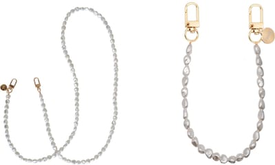 xoxo Wildhearts telefoonkoorden Pearlfection kort + Pearlfection lang – geschikt voor iPhone / Samsung – Parelketting telefoonkoord – Stijlvolle telefoonketting – Verstelbaar & elegant – Universeel