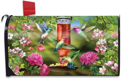 Brievenbus Cover - Brievenbus Decoratie - Brievenbus Aankleden - Magnetische Bevestiging - 6.5" x 19" - Bloemen