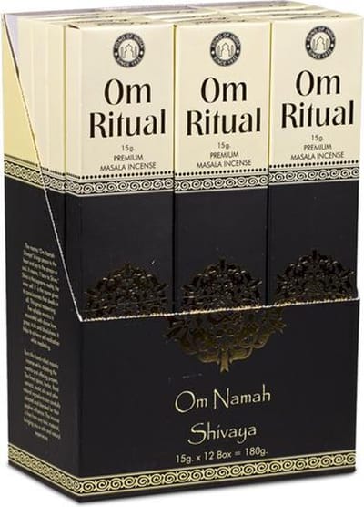 Song of India - wierook - om ritual - masala - wierookstokjes - doos 12 pakjes