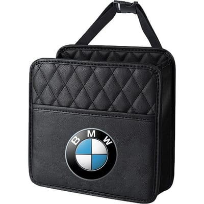 Sac de Rangement de Voiture Multifonctionnel Poche de Rangement au Dos du Siège Pour BMW E39 E46 E90 E36 E60 E34 E30 F30 X1 X3 X5 X6 71 E92 E93 E87 E83 noir