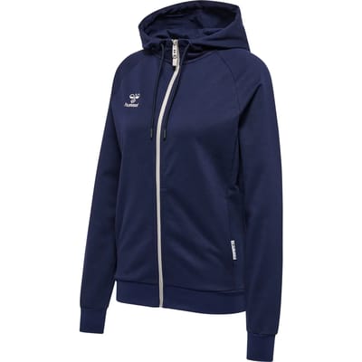 Hummel dames trainingsjack Hmlmove Grid Cotton Zip Hoodie Woma 215009