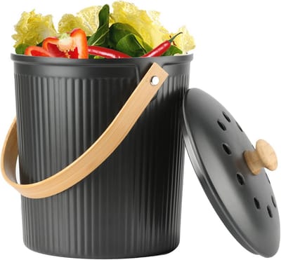 Compostbak voor aanrecht - Duurzaam en geurloos, perfect voor keukenrestjes
