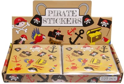 Duckiez stickervel Piraat - 120 stuks
