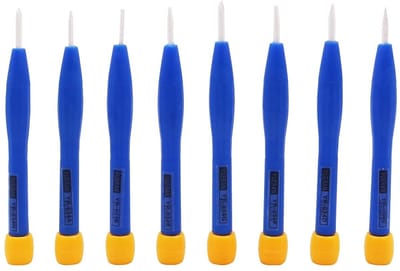 Dailygoody - Anti-Statische Keramische Schroevendraaier - Micro Schroevendraaiers Set - Blauw - Perfect voor Circuit Aanpassingen - Geschikt voor
