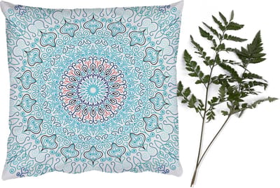 Sierkussens - Kussentjes Woonkamer - 40x40 cm - Mandala - Blauw - Hippie - Bohemian