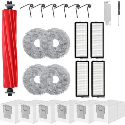 Roborock Qrevo Serie Robotstofzuiger Vervangingsaccessoires Kit - QV35A/QV35S, QR598/QR798