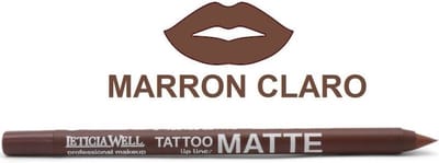 Leticia Well - Matte Tattoo Lippotlood / Lipliner - Bruin / Brown Sugar - Nummer 11657 - 1 stuks