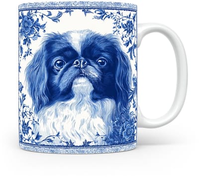 Mok Pekinees Beker voor koffie of tas voor thee, cadeau voor dierenliefhebbers, moeder, vader, collega, vriend, vriendin, kantoor, opa, oma, hond, kerst, sinterklaas, verjaardag