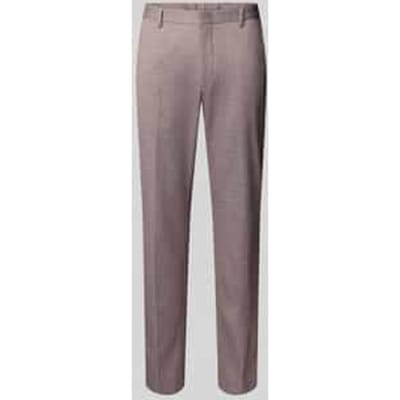 Straight fit pantalon met viscose, model 'Rick'