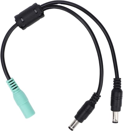 Kabel voor Gitaarpedalen met Dubbele Voeding, Hoogstroomadapter voor Effectpedalen en Isolatie