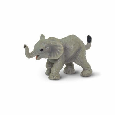 Safari Lucky Mini's/ geluksmini's olifanten 10 stuks (ca 1-2 cm)