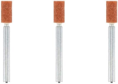 Set van 3 Aluminiumoxide Slijpstenen voor Multitool - Cilindrisch 4,8 mm