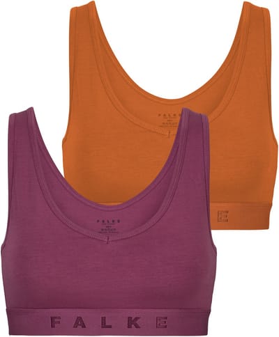 FALKE Daily Comfort Multipack ademend katoen beha dames veelkleurig - maat XS