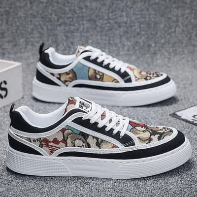 Speciale Prijs Uitverkoop Lente Nieuw Vierseizoenen Ademend Trend Veelzijdig Laag Uitgesneden Casual Boardschoenen Student Sport Stoffen Schoenen 44