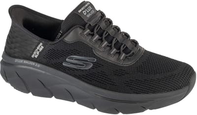 Skechers Slip-ins: D'Lux Walker 2.0 - Rezinate, Mannen, Zwart, Sneakers, maat: 42,5