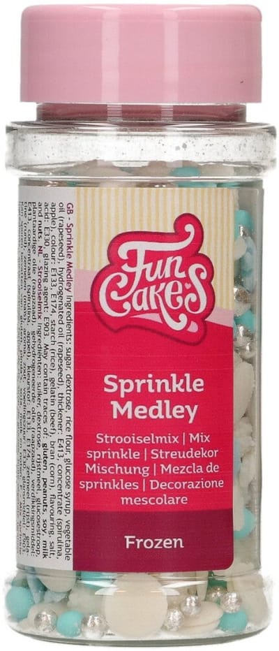 FunCakes Sprinkle Medley - Frozen - 50g - Eetbare Taartdecoratie