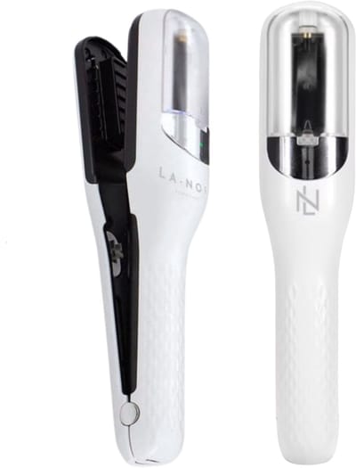 La Nou® Split Ends Trimmer 4 - Split Ender Pro - Split Remover Incl. accessoires - Split Trimmer Voor Gespleten Haarpunten - Split end Remover - Split end Trimmer Vrouwen - Wit
