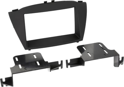 2-DIN Paneel geschikt voor Hyundai ix35 2013-2015 Kleur: Zwart (METRA)