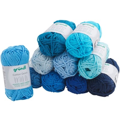 6145-4 Cotton Quick Mini Shades of Blue 10x15gram